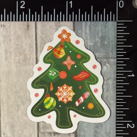 🌀10/$10🌀 Holiday Christmas Reusable Waterproof Vinyl Sticker Decal - Picture 1 of 1